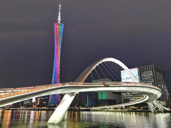 广州海心桥，新晋网红打卡点，免费预约登桥